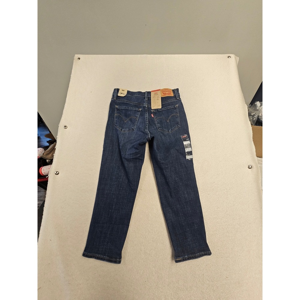 Levis 311 Shaping Skinny Capri Jeans Womens 27 Dark Wash Mid Rise Denim 5733
